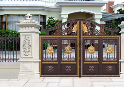 勇创铝艺庭院门YC-8011