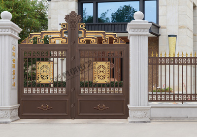 勇创铝艺庭院门YC-8033