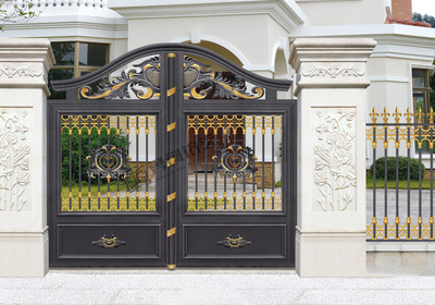 勇创铝艺庭院门YC-8038