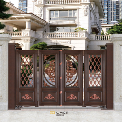 铝艺别墅悬折门厂家