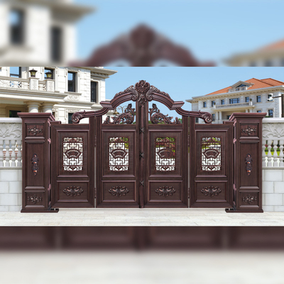 勇创铝艺悬折门