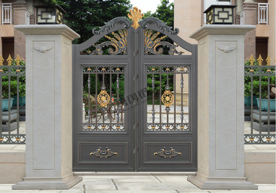 勇创铝艺庭院门YC-8043